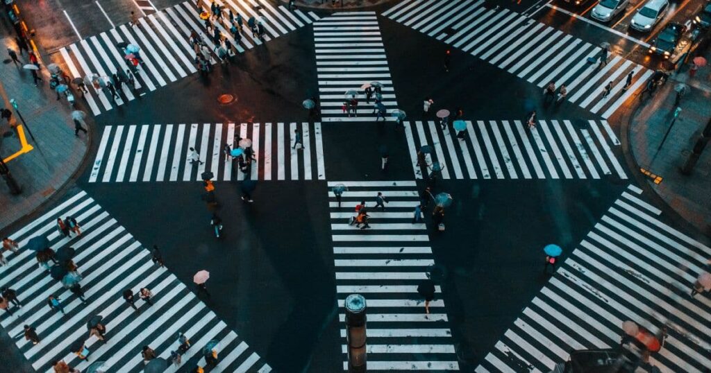 渋谷スクランブル交差点（フリー画像）